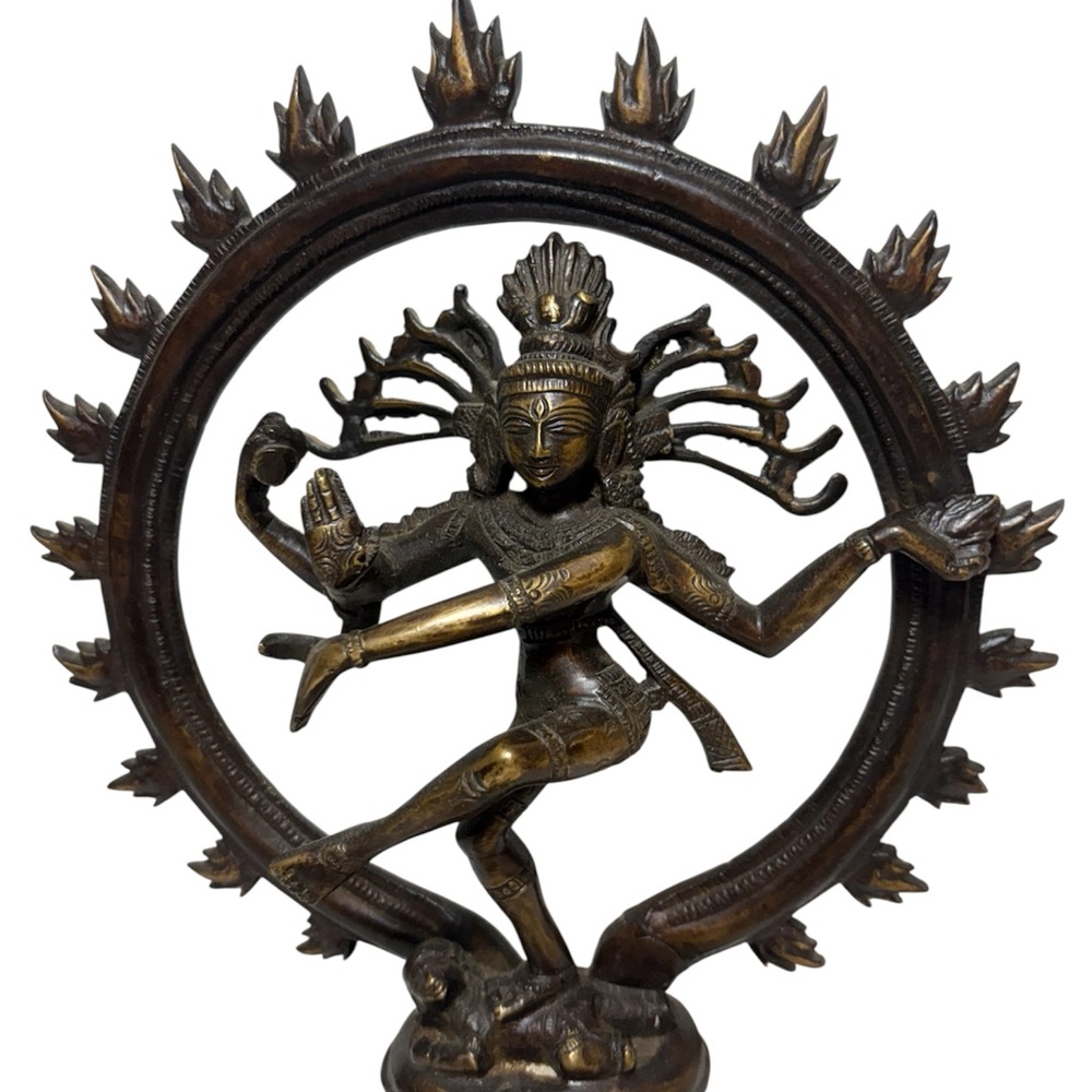Bronze Dancing Hindu god  Shiva Nataraja CR1 - Picture 7 of 8